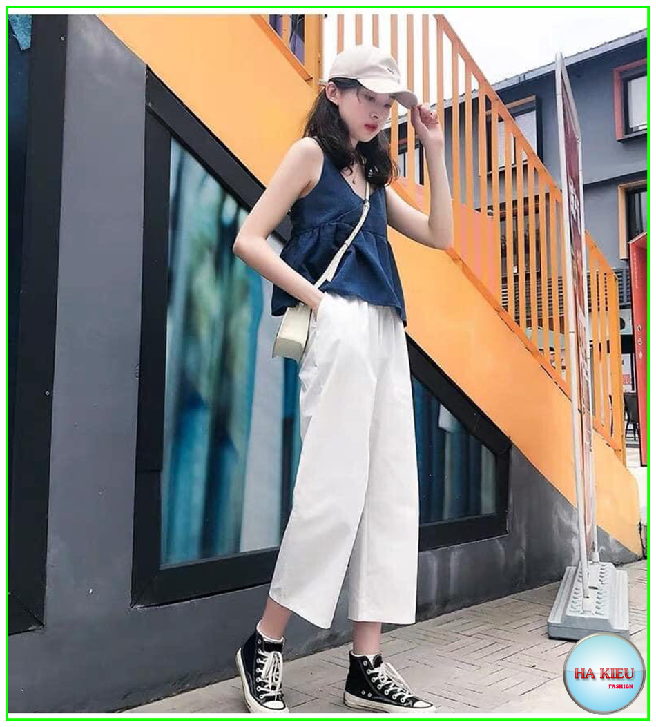 [HCM]Quần nữ quần ngố ống suông vải Đũi siêu HOT MÙA HÈ Hà Kiều MSP0208 chất Đũi xinh đẹpmát.