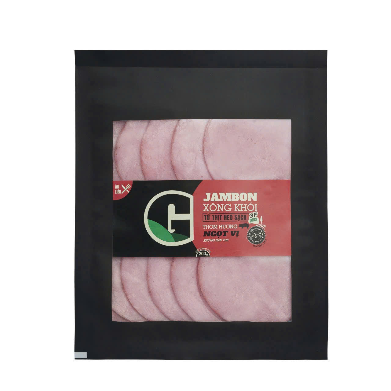 Feddy jambon xông khối - gói 200gr hàng công ty (giao hcm 2h)