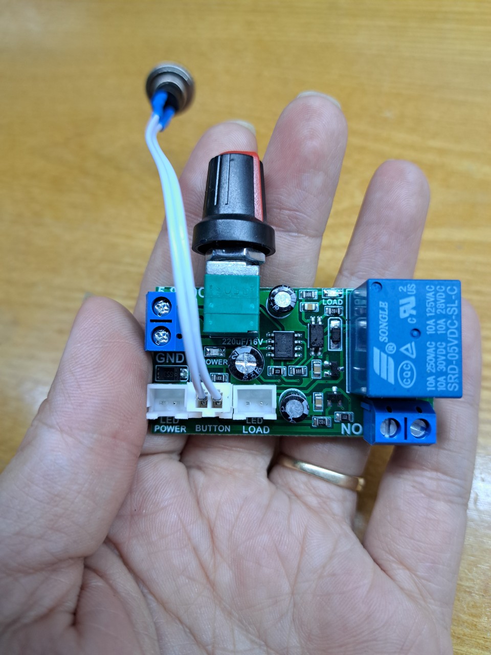 Mạch timer hàn cell pin relay không kèm led