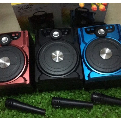 Loa Kéo Bluetooth P88 P89 KIOMIC Tặng Micro Hát Karaoke