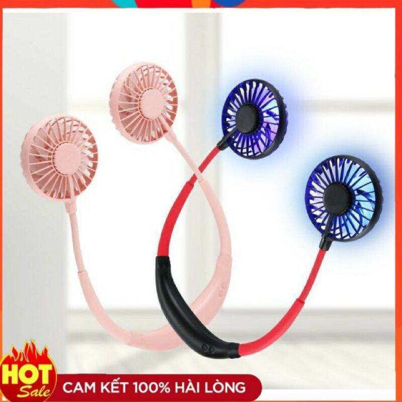Quạt đeo cổ mini ,Quạt đeo cổ thể thao 3 tốc độ
