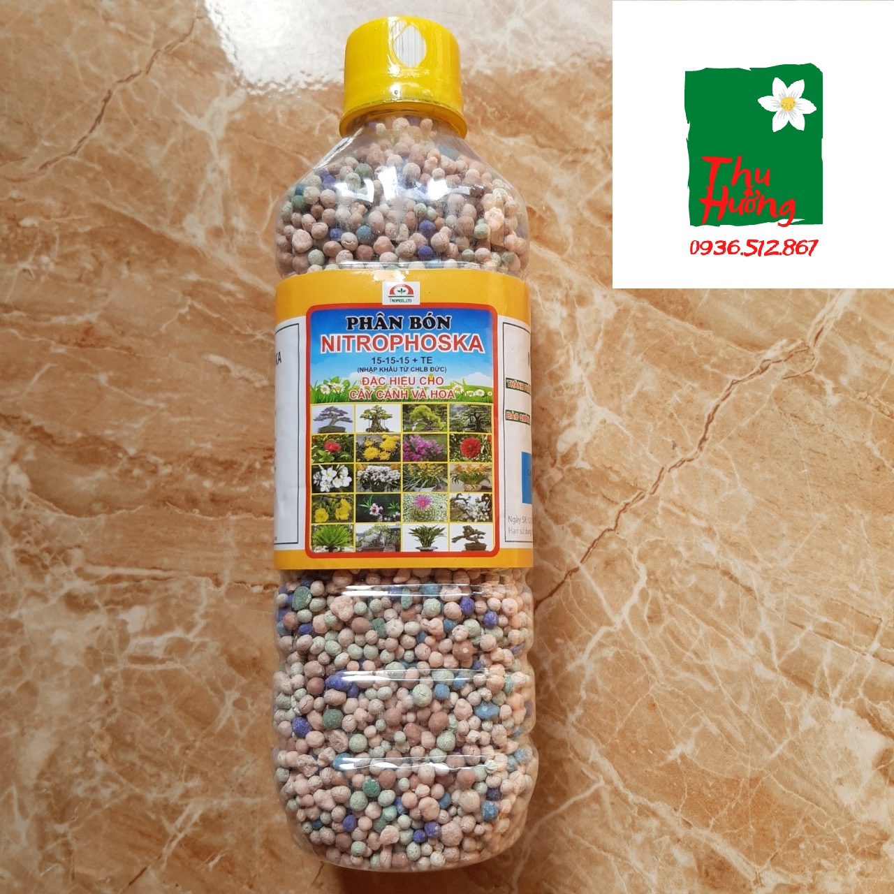 Phân Bón Đặc Hiệu Cho Cây Cảnh-Hoa Nitrophoska 15-15-15+TE - Nhập Khẩu Từ CHLB Đức (1KG)