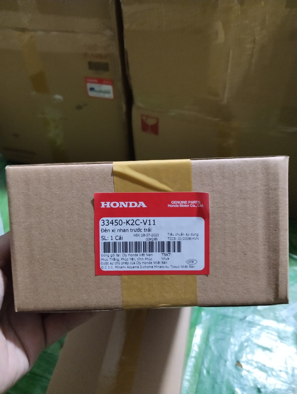 Xi nhan trái vision 2021,2022,2023 smarkey chính hãng honda