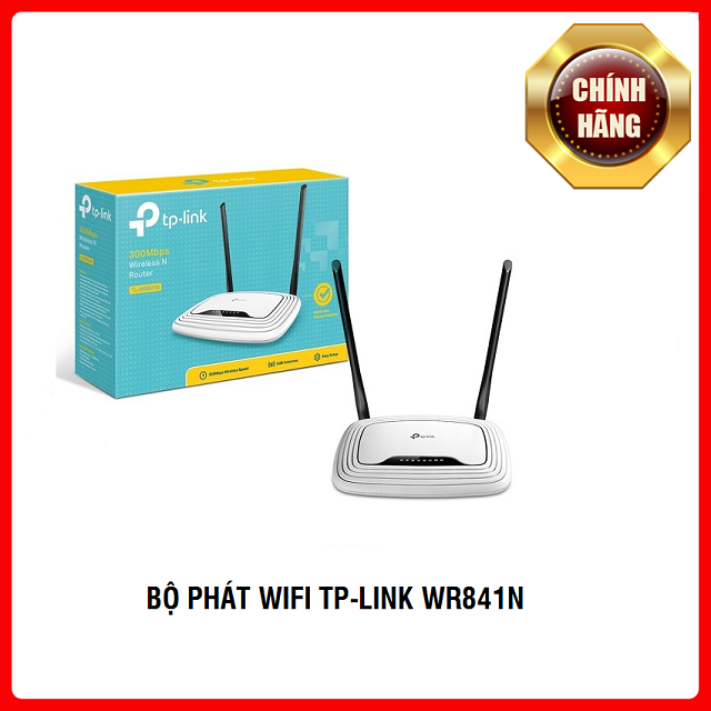 Bộ phát Wifi TP-Link WR841N - Chuẩn N tốc độ 300Mpbs - Hàng Chính Hãng BH 24 tháng