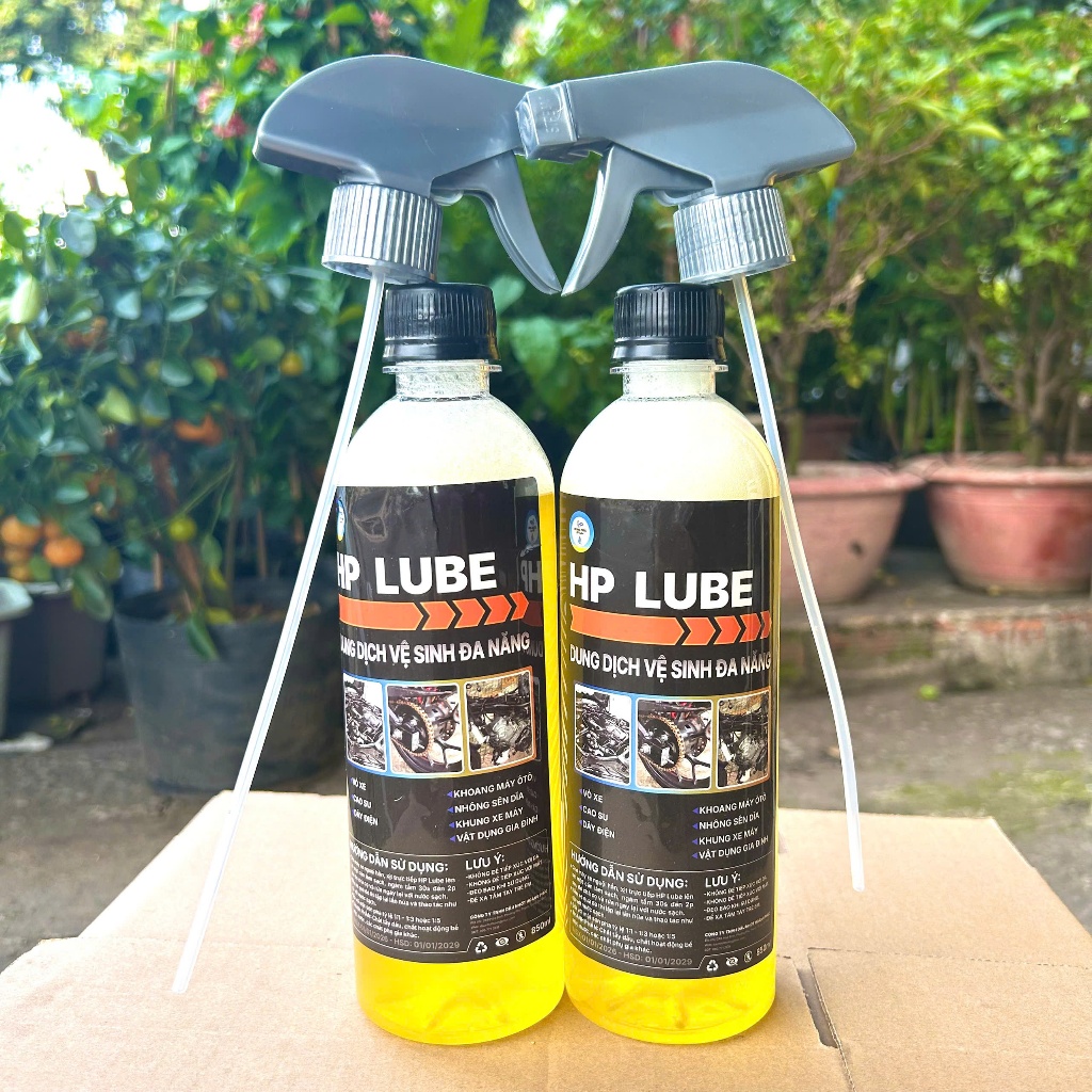 Tẩy Nhớt HP Lube Tẩy Rửa Đa Năng, Vệ Sinh Nhông Sên Dĩa, Rửa xe, Tẩy Nhớt, Lốc Máy, Lốp Xe, Khung Xe Dung Tích 500ml
