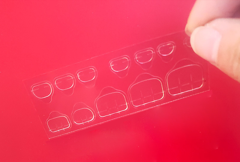 [HCM]Vỉ 12 miếng keo dán móng chân giả không làm hư móng (giá 2 vỉ)