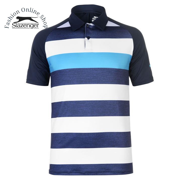 Áo Thun Golf Nam Slazenger Performance Bold Polo - Hàng size UK