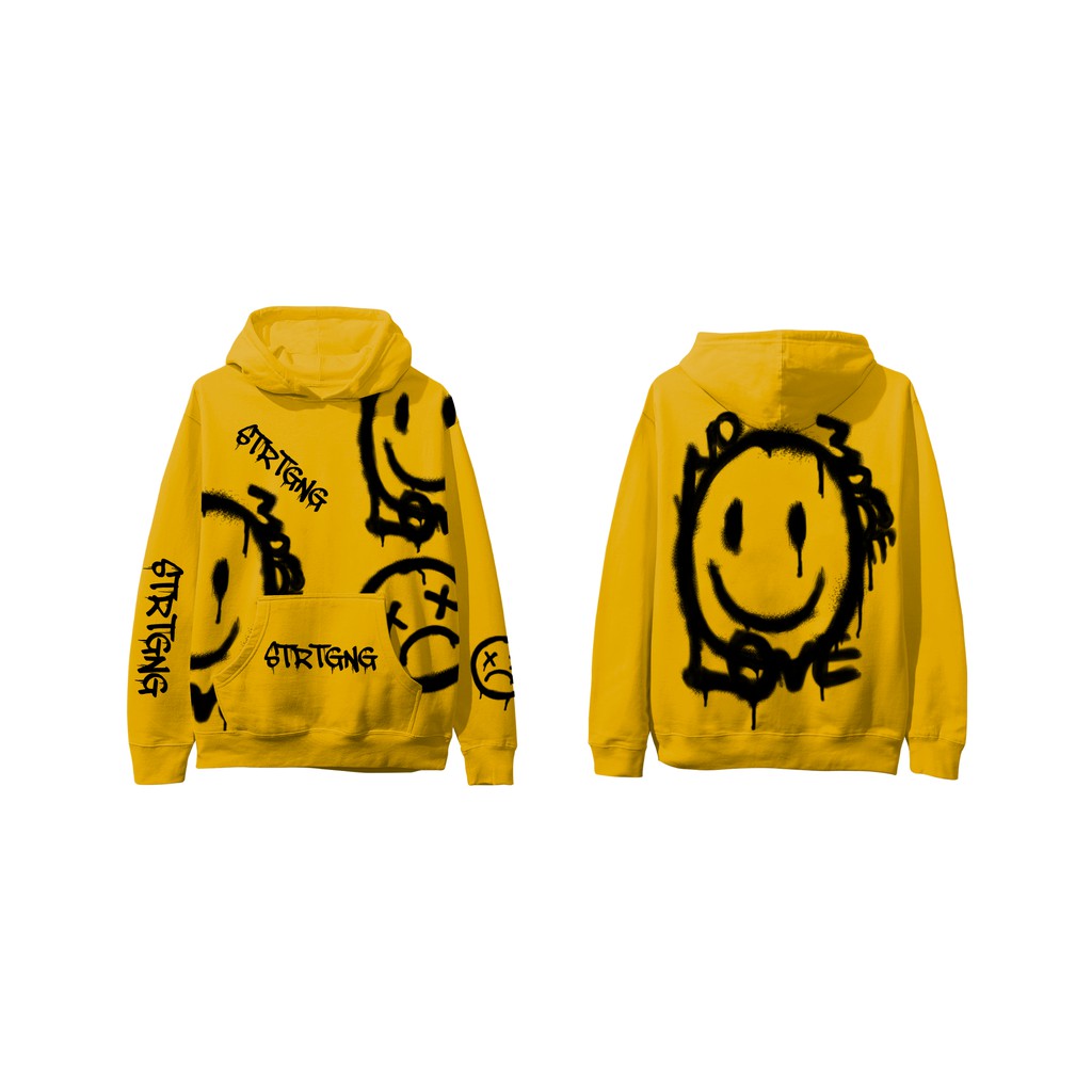 Áo Hoodie Jokingface - Vàng - Street Gang