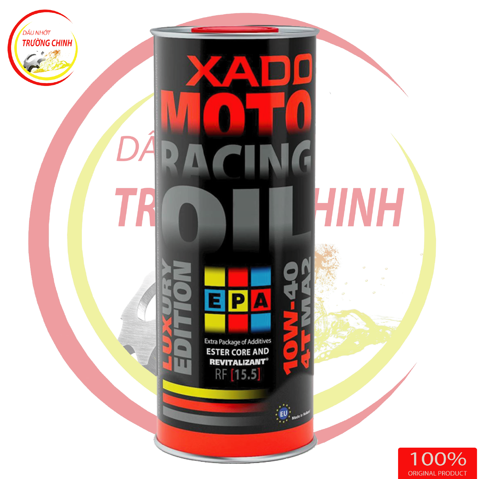 Nhớt XADO Luxury Racing  10W40 RF 15.5 và  RF 22.2 dành cho xe số