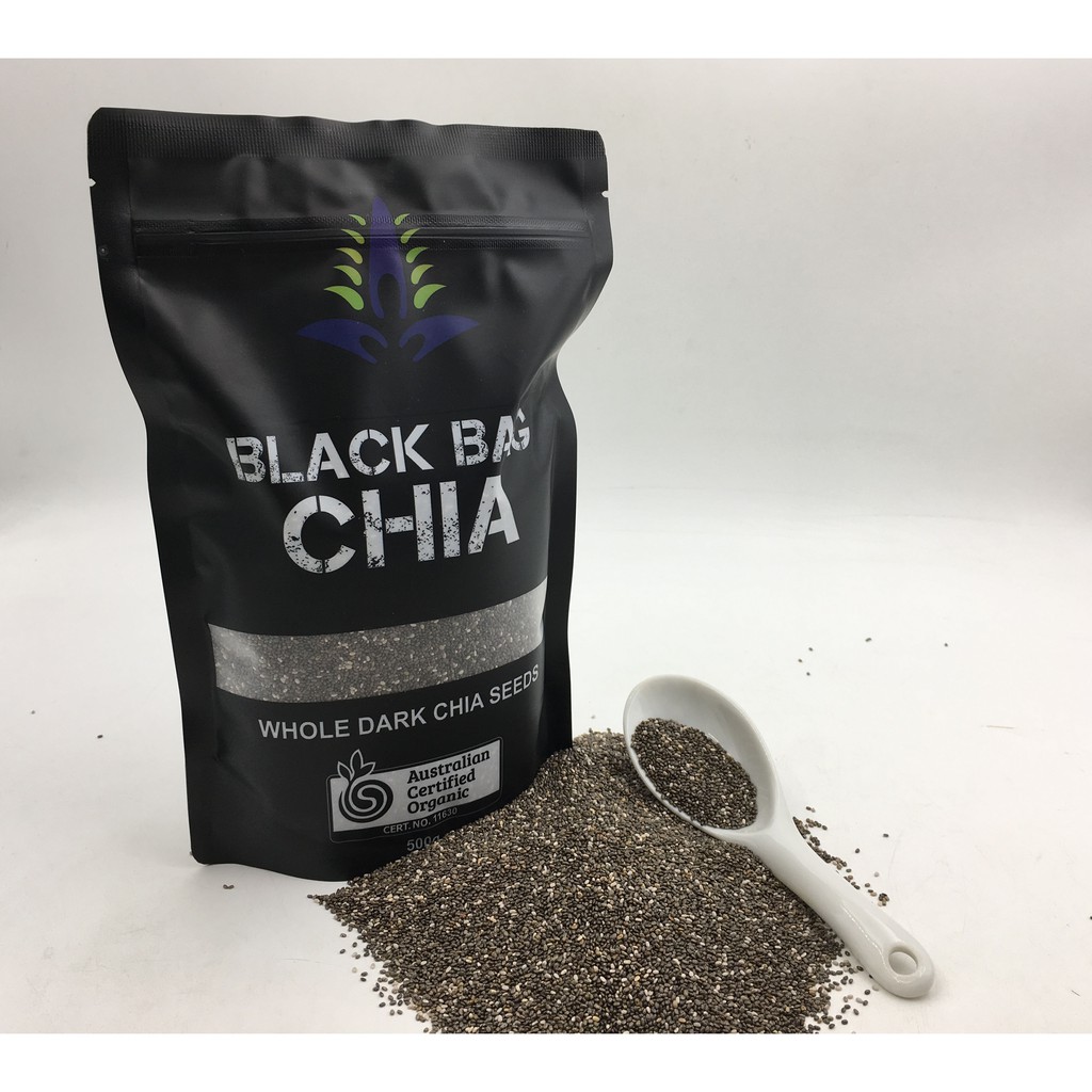 Hạt chia đen Úc black Bag Chia 500g