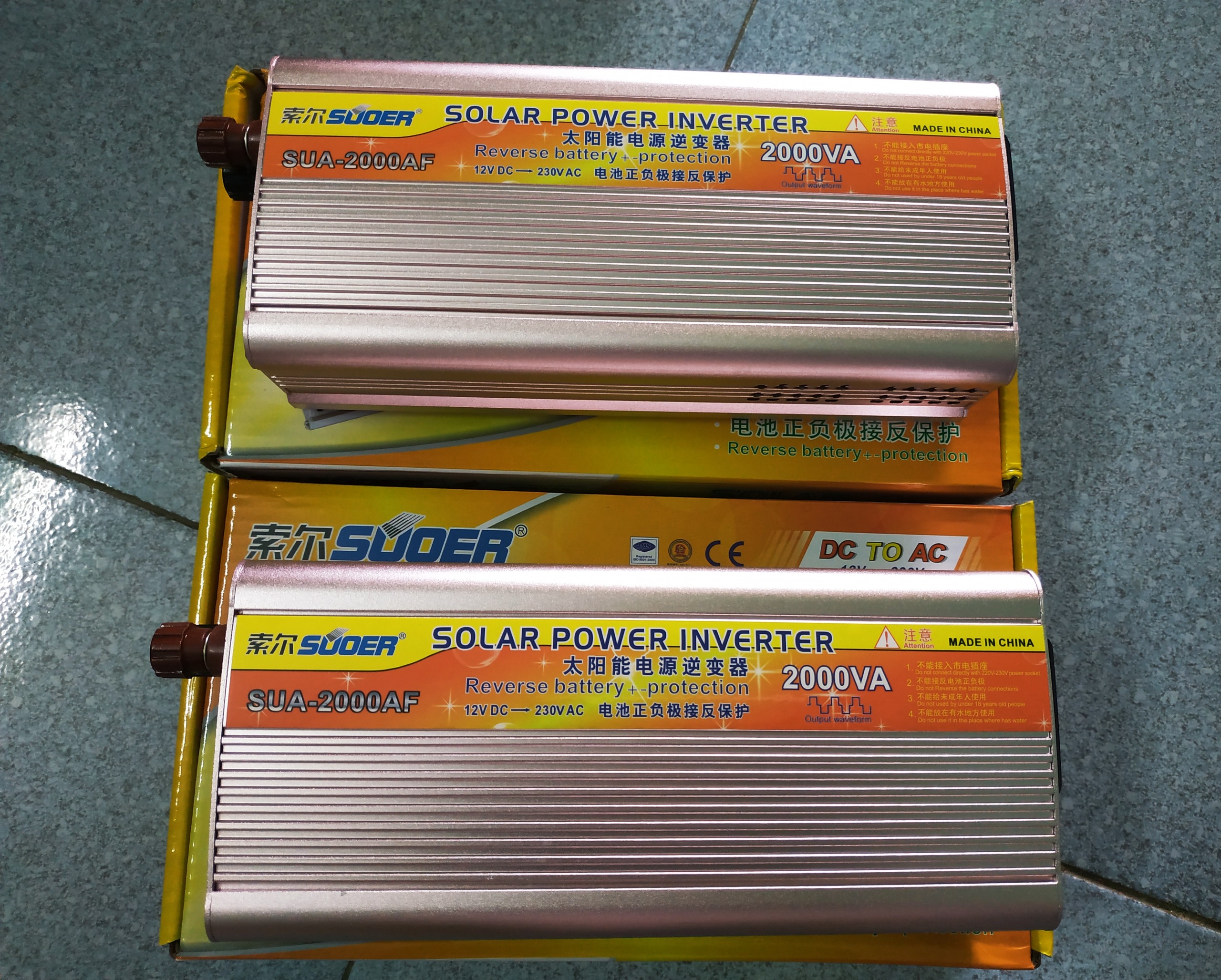 Kích inverter suoer sua - 2000w / 12v - 220v