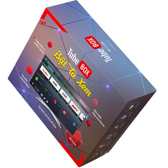 Android TV Box ram 2G Tube Box model 2018 hàng chính hãng mới