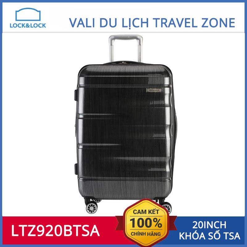 Vali kéo có khóa số du lịch locknlock zoom carrier ltz920btsa 20inch