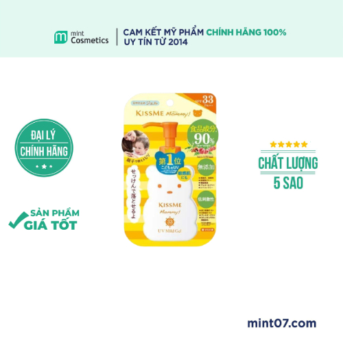 Kem chống nắng kiss me mommy dạng gel spf33 100g