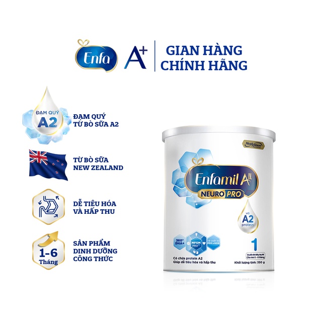 Sữa bột enfamil a2 neuropro 1 – 350g_lon