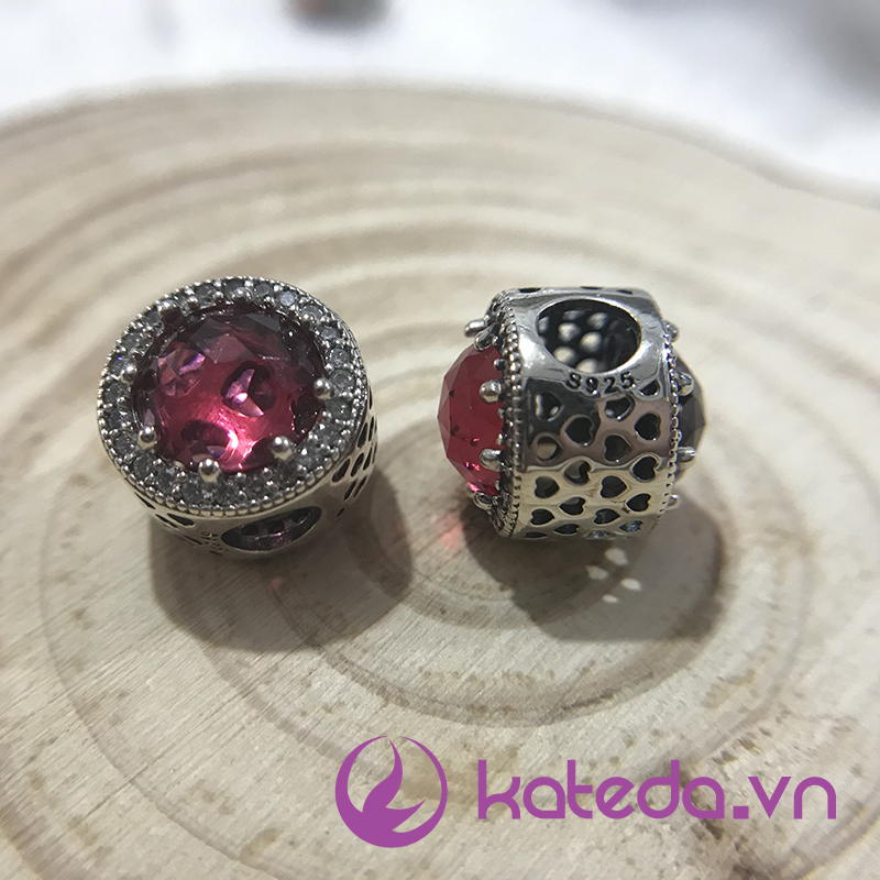 [HCM]( 9 màu ) Charm radian Charm pandora bạc 925  ( PKB26 (01 02 03 04 05 06 07 08 09 )
