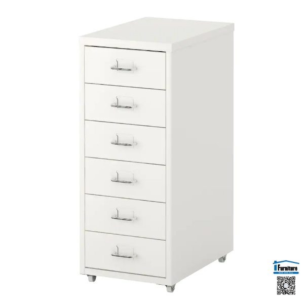 Tủ tài liều 6 ngăn helmer ikea - màu trắng