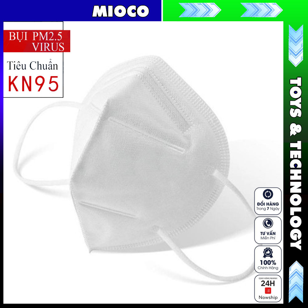 Khẩu trang n95 tt95 chính hãng chống bụi mịn pm2.5 y tế kháng khuẩn