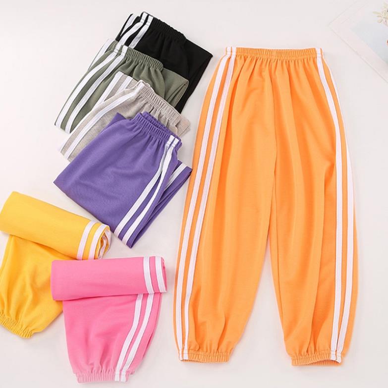QTT3 Size100-150 (11-35kg) Quần dài thun bé trai bé trai gái, co giãn mềm Quần áo trẻ Em hàng Quảng Châu