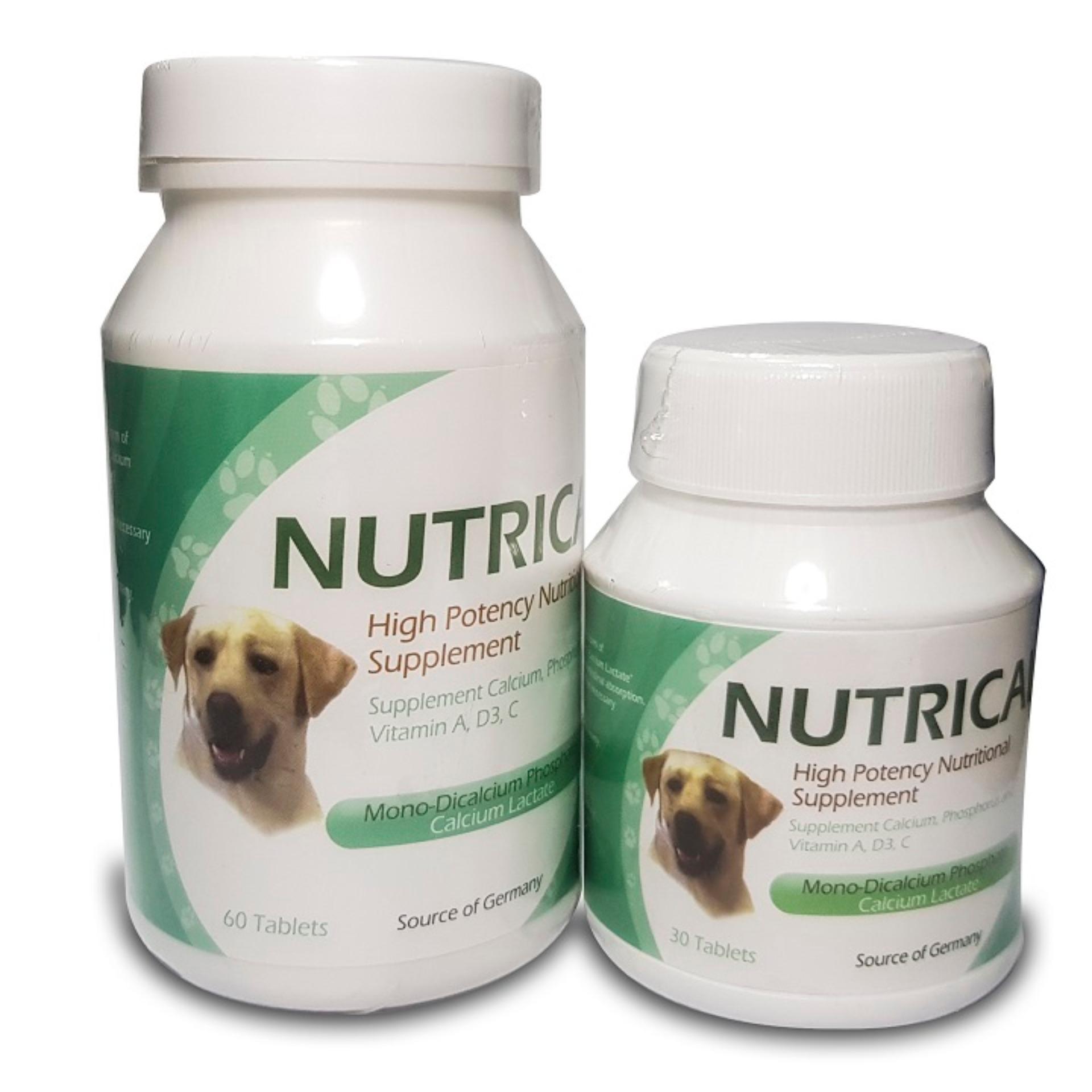 [HCM]Viên bổ sung canxi cho chó giống lớn - NUTRICAL (30 viên)