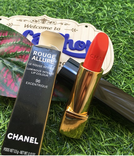 [HCM]Son lì Chanel Rouge Allure velvet màu 96 tone cam tươi