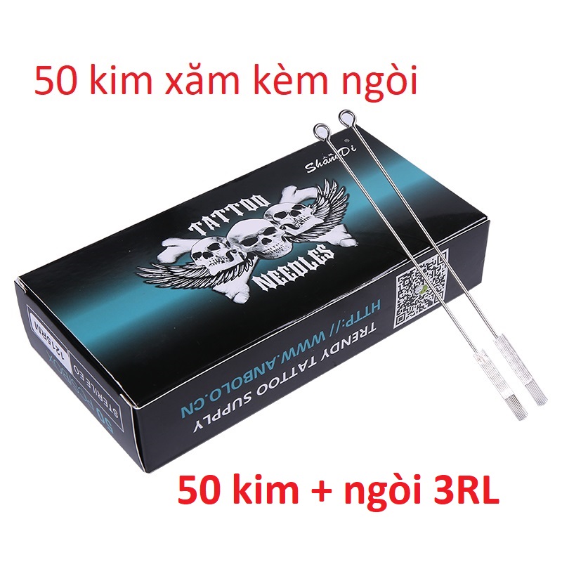 50 kim xăm kèm ngòi 3RL sắc bén Anbolo