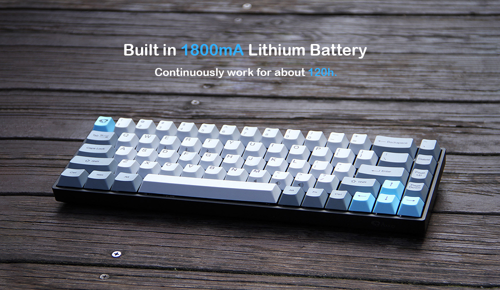 Akko 3068 - silent bluetooth wired dual mode pbt keycap cherry mx switch mechanical keyboard