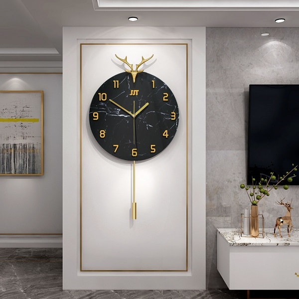 Đồng hồ treo tường phong cách Bắc Âu cao cấp