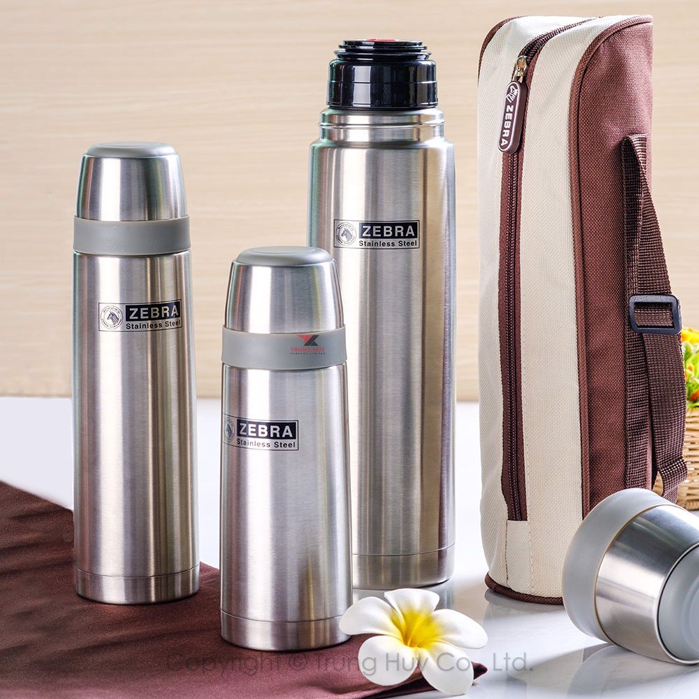 Bình giữ nhiệt inox 800ml prima zebra - 112954 hàng nhập khẩu thái lan