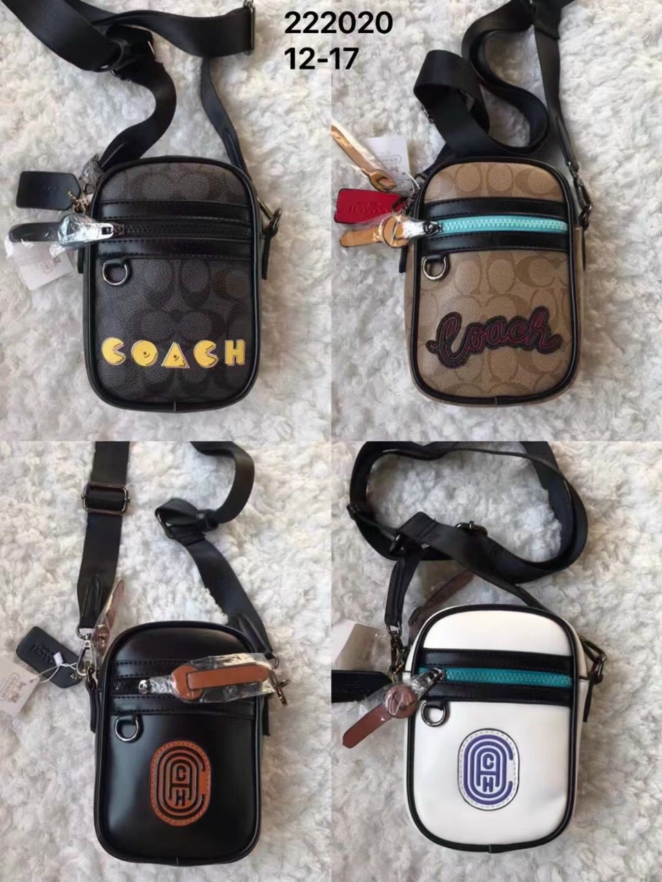 Túi điện thoại họa tiết xinh, túi đeo chéo nam nữ