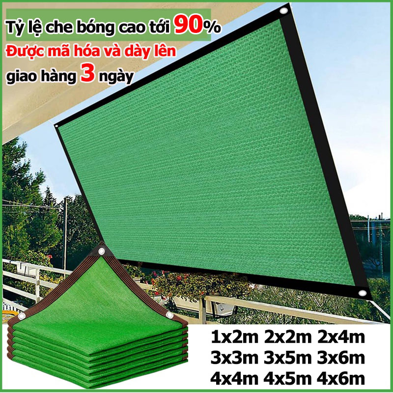 Lưới Che Nắng 90% bạt che nắng nhà Mái Che Nắng Chống Tia Cực Tím Dùng Trong Vườn Ngoài Trời lều trồng cây lưới dệt kim