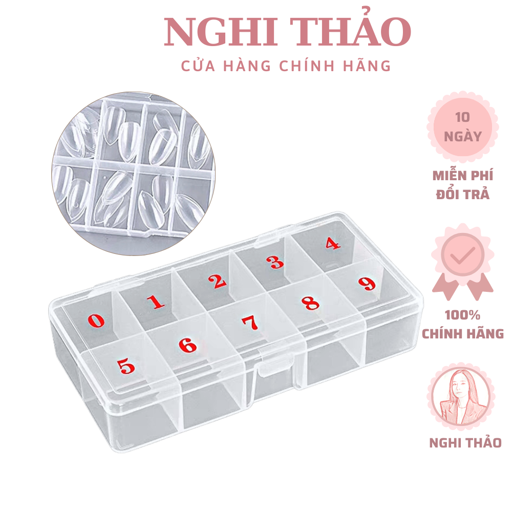 Hộp đựng móng tay giả , hộp đựng nail
