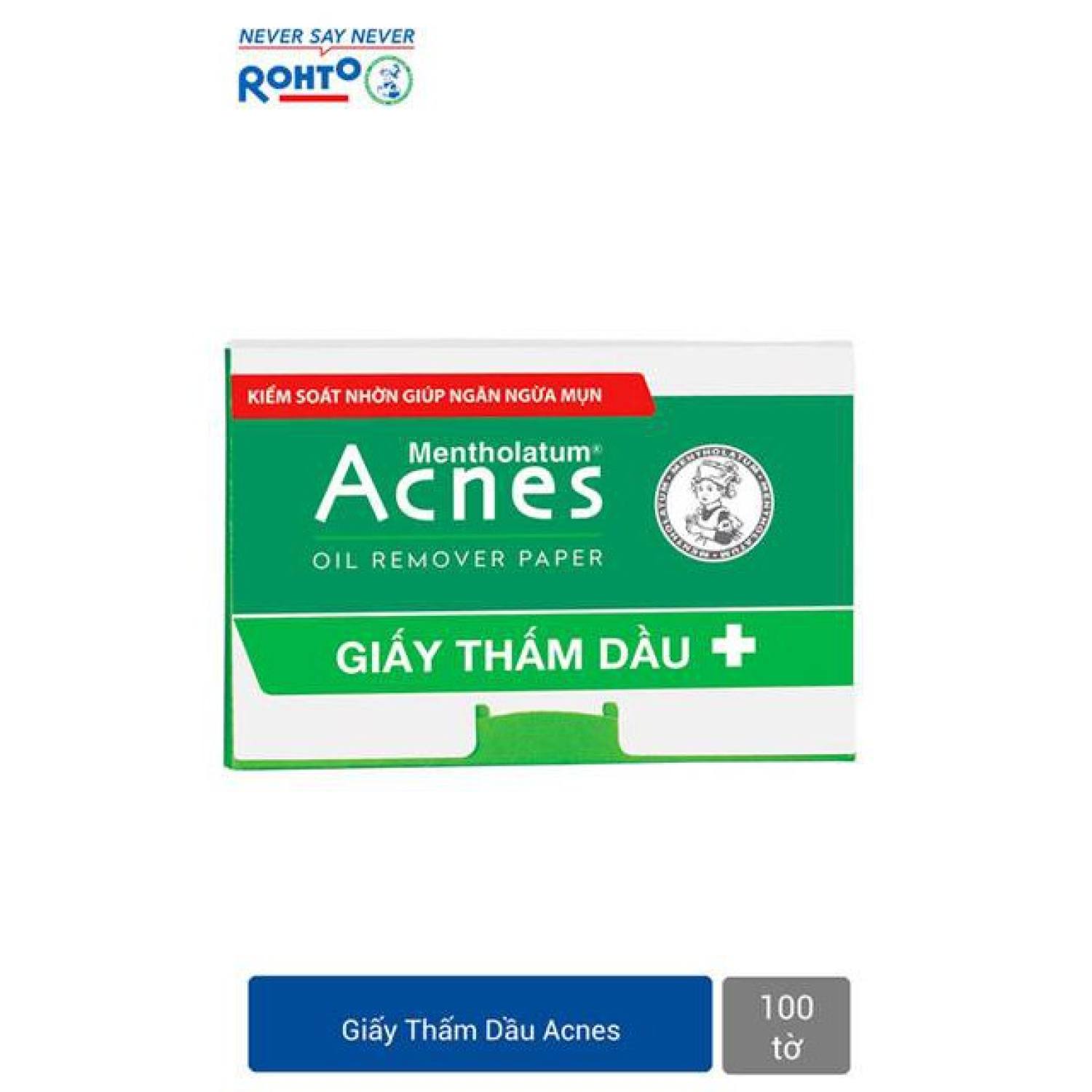 Giấy thấm dầu acnes -gói 100 miếng