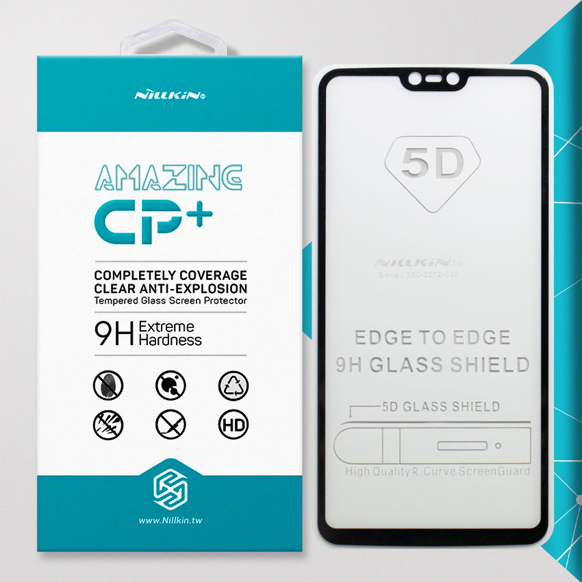 Miếng dán kính cường lực cho OnePlus 6 Full hiệu Nillkin