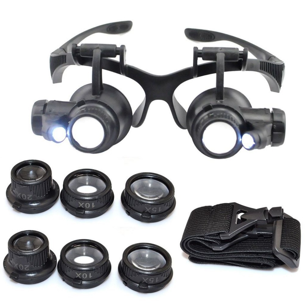 Kính sửa đồng hồ 9892GJ, kính lúp sửa chữa đồng hồ