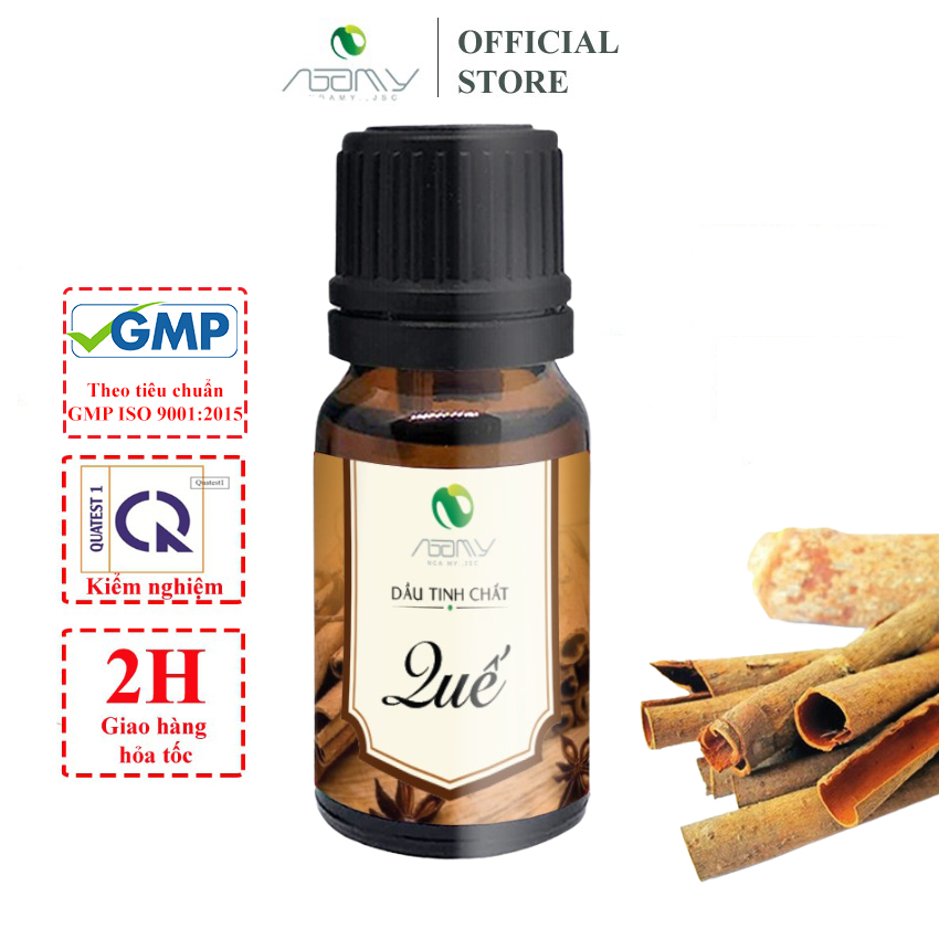 Tinh Dầu Quế Nga My Thiên Nhiên Nguyên Chất Thơm Phòng Giảm Căng Thẳng Khử Mùi Hôi