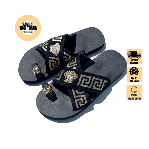 [MIỄN PHÍ SHIP] Dép Sandal Nam Xỏ Ngón (ẢNH THẬT 100%) Dép Quai Chéo Nữ Nam Full Size 30 Đến 44