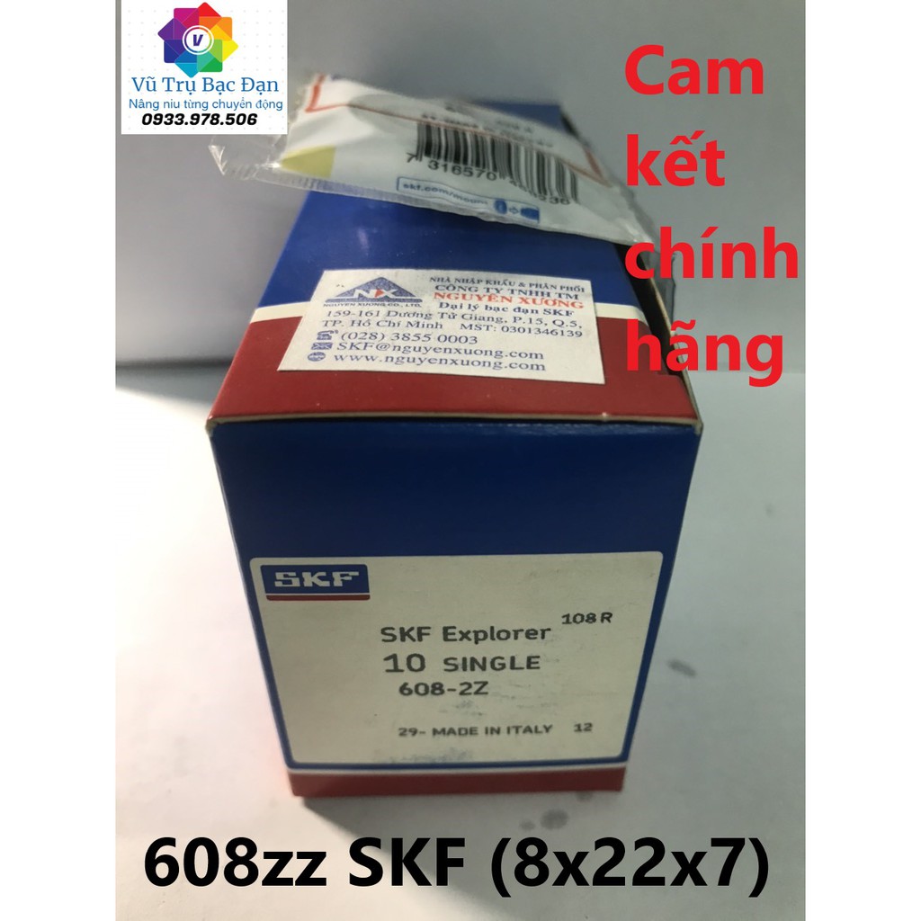 Vòng bi bạc đạn skf 608zz chính hãng