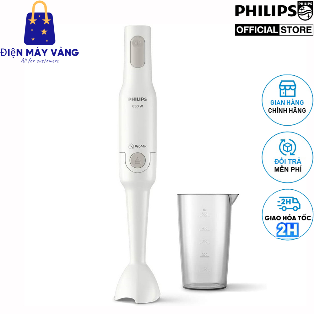 Máy xay cầm tay thê hệ mới promix philips hr2531 650w