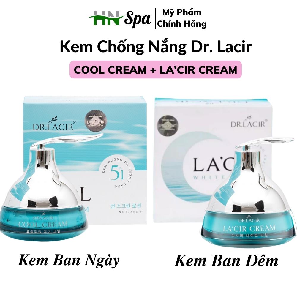 Kem chống nắng Cool Cream Dr.Lacir Kem dưỡng trắng da dưỡng ẩm mờ nám 35g HocNganSpa