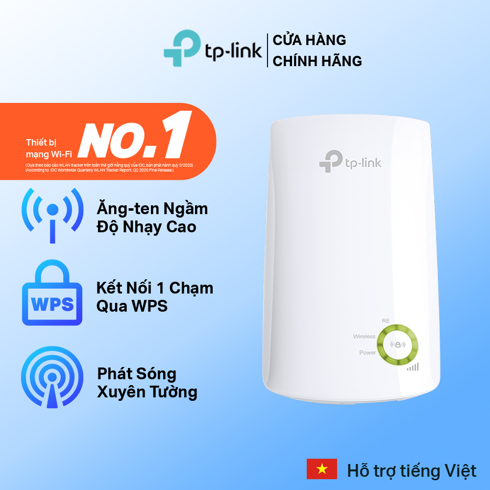 Bộ Mở Rộng Sóng Wifi TP-Link TL-WA854RE Chuẩn N 300Mbps - Hãng Phân Phối Chính Thức