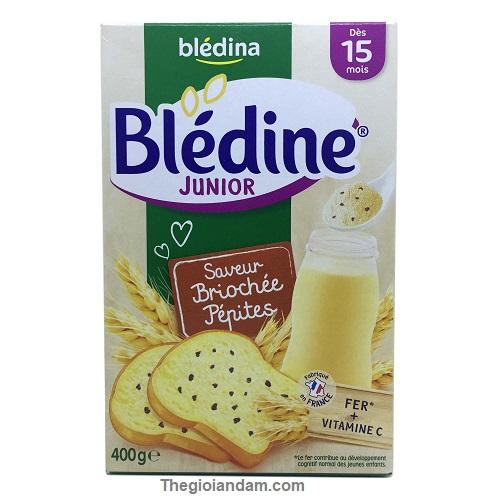 Bột lắc sữa bledina bánh mì choco junior 15m+