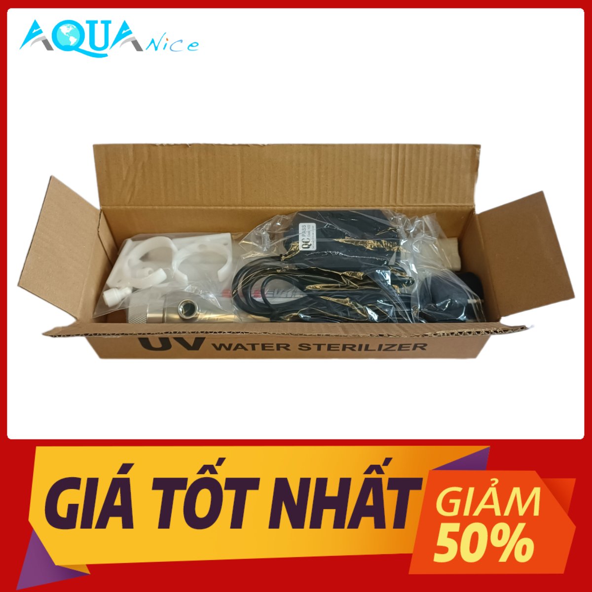 Bộ Đèn UV 6W Dành Cho Máy Lọc Nước, Diệt Khuẩn Lên Đến 99%