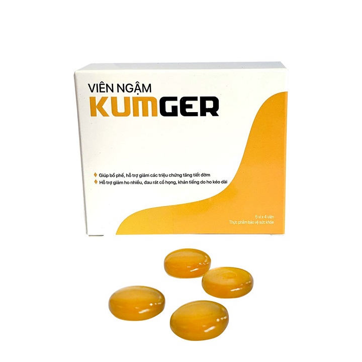 Kẹo ngậm kumger vĩ 4 viên