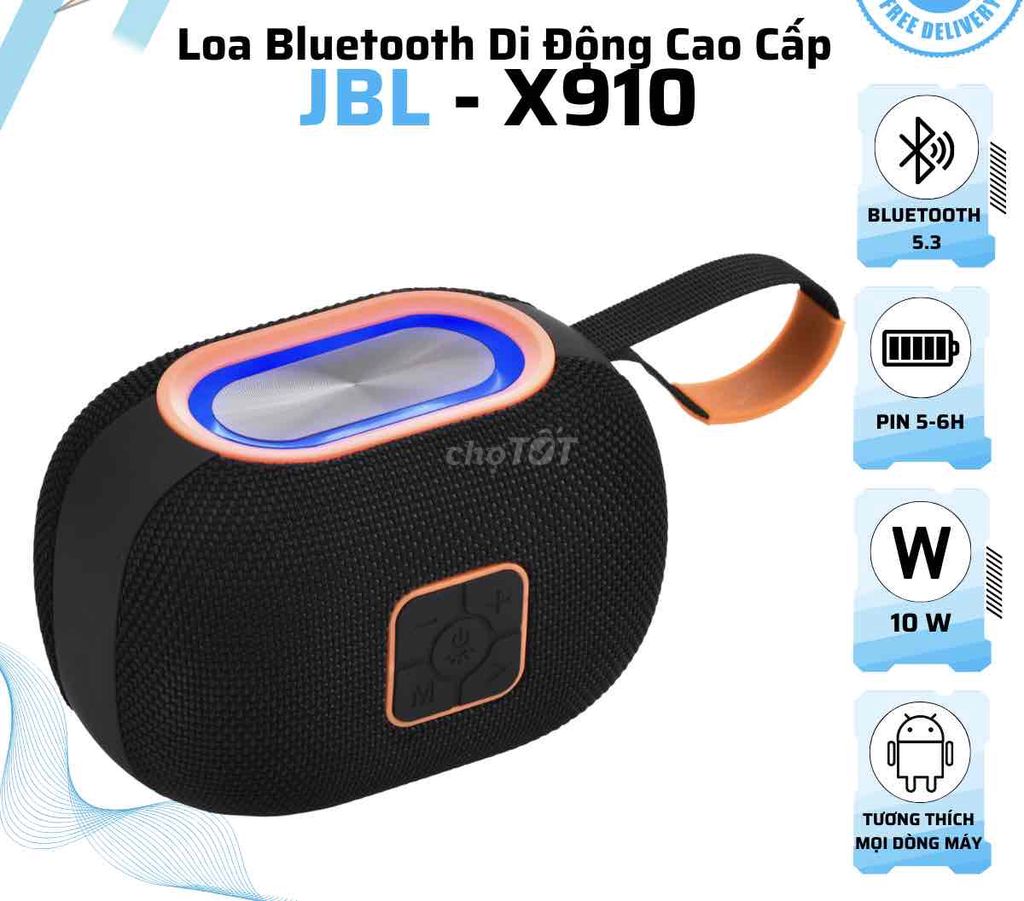 Loa Bluetooth JBL X910 , Loa Mini siêu trầm bass cực căng , Bluetooth 5.0 , Âm Thanh Mạnh Mẽ...