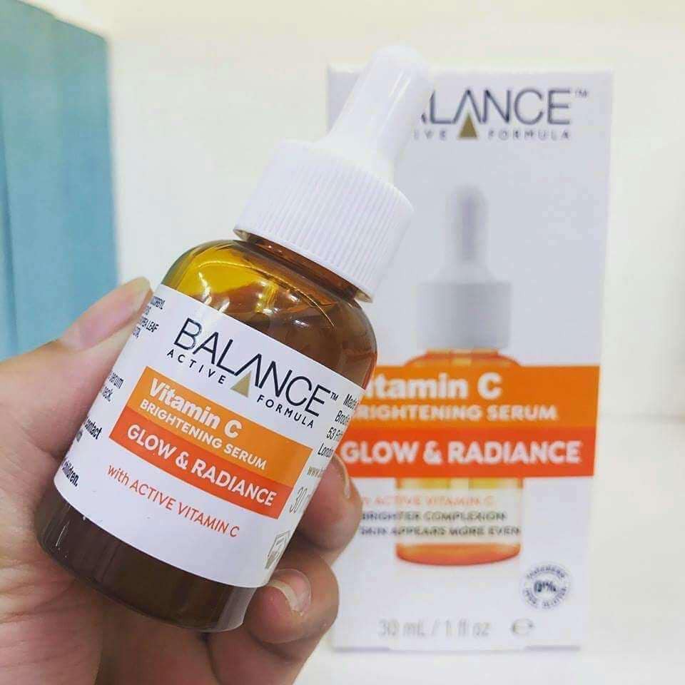 Tinh Chất Balance Active Formula Vitamin C Sáng Da 30ml Vitamin C Brightening Serum Glow & Radiance