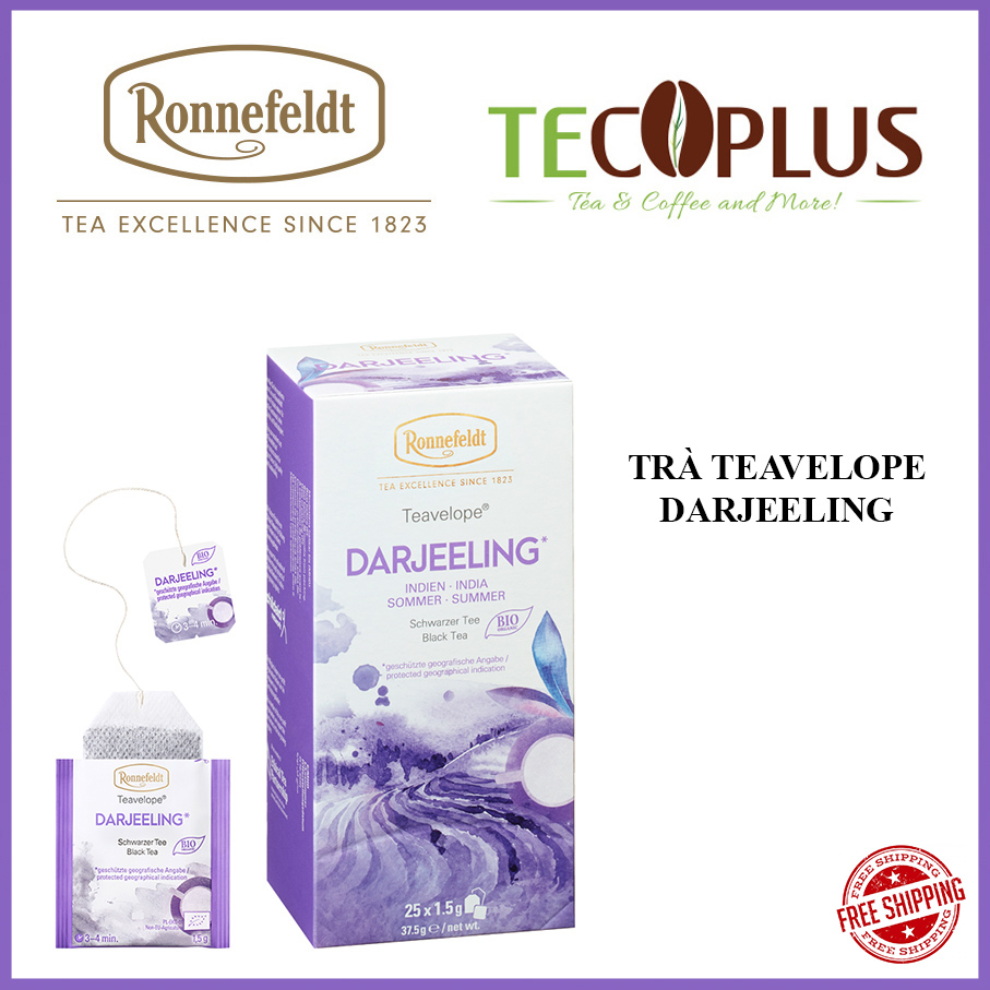 [hcm][hàng chính hãng] trà ronnefeldt tea ( teavelope darjeeling 1 hộp / 25 sachets )