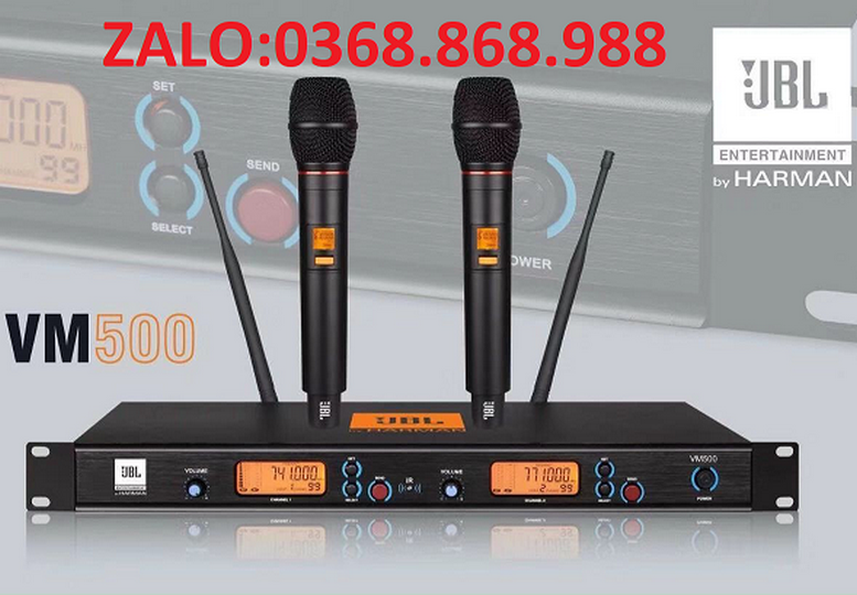 Micro không dây JBL VM500 ( Hàng nhập khâu loại 1 ) - CÓ TỰ NGẮT