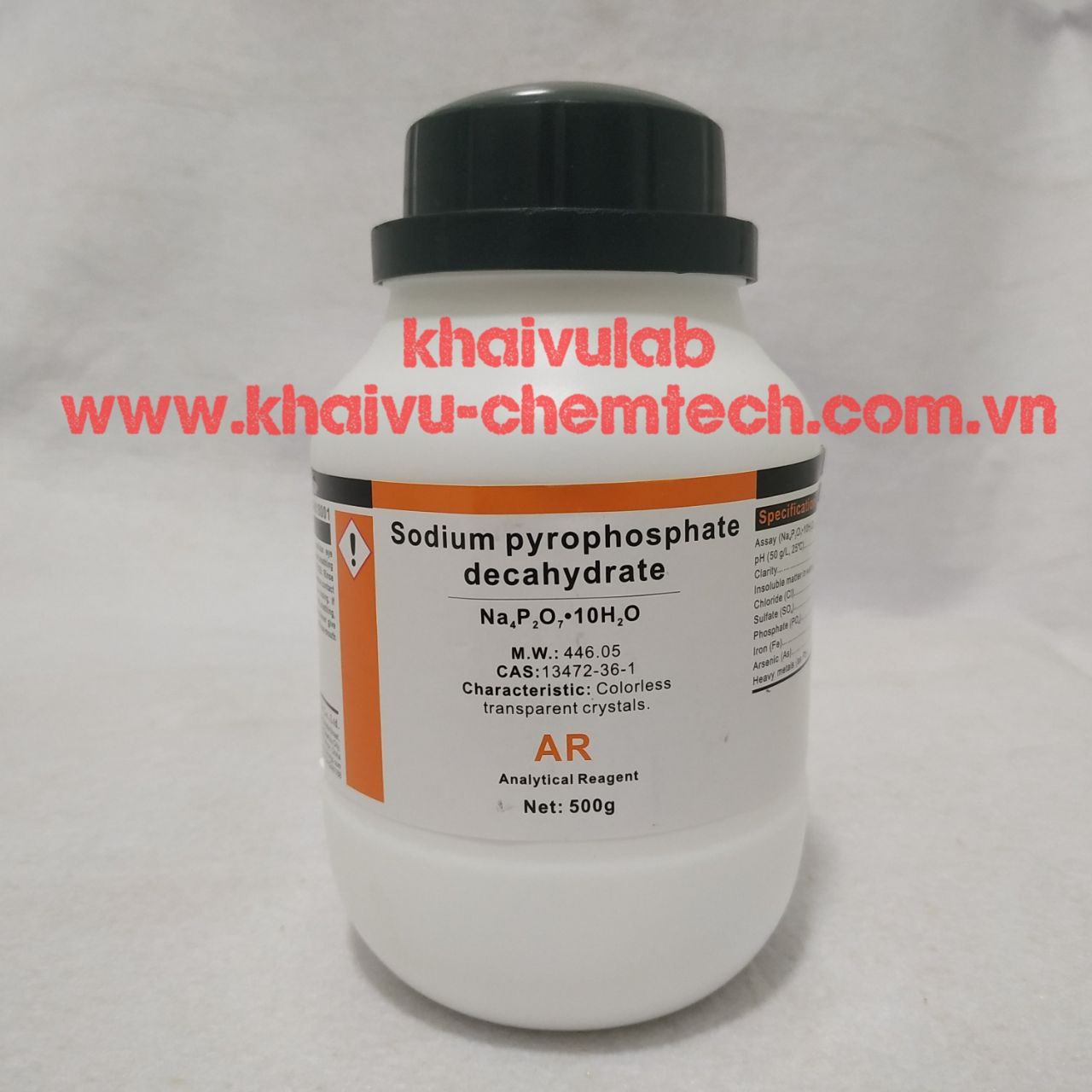 Sodium pyrophosphate decahydrate Na4P2O7.10H2O