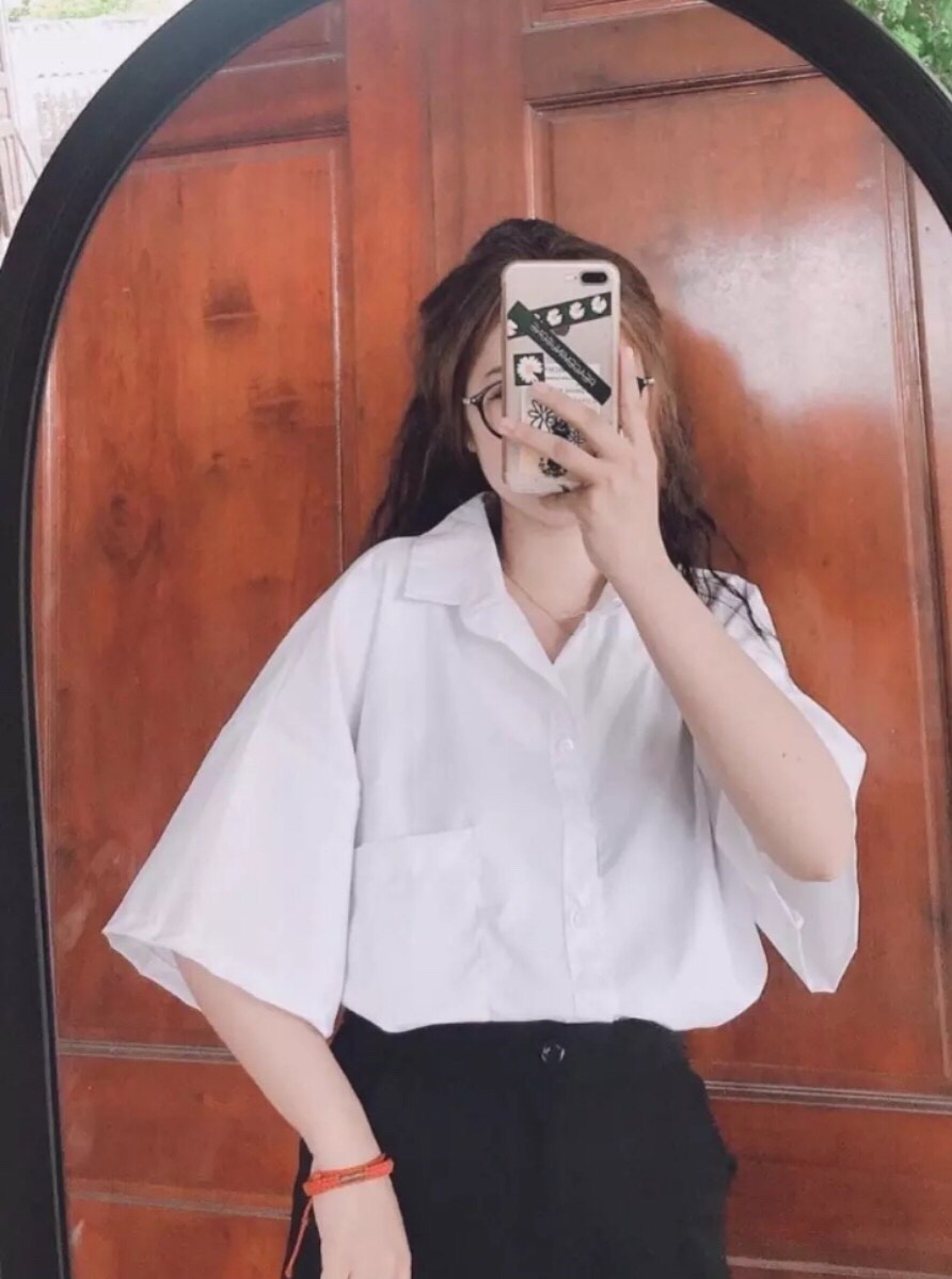 Áo sơ mi nữ, áo nữ đi học đi chơi mẫu mới [ SM TÚI TRẮNG ]
